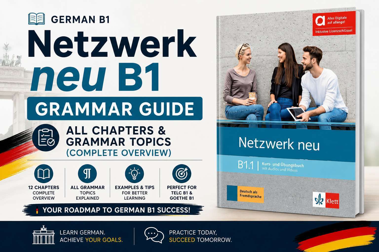Cover Image for Netzwerk neu B1 Grammar Guide: All Chapters & Grammar Topics (Complete Overview)