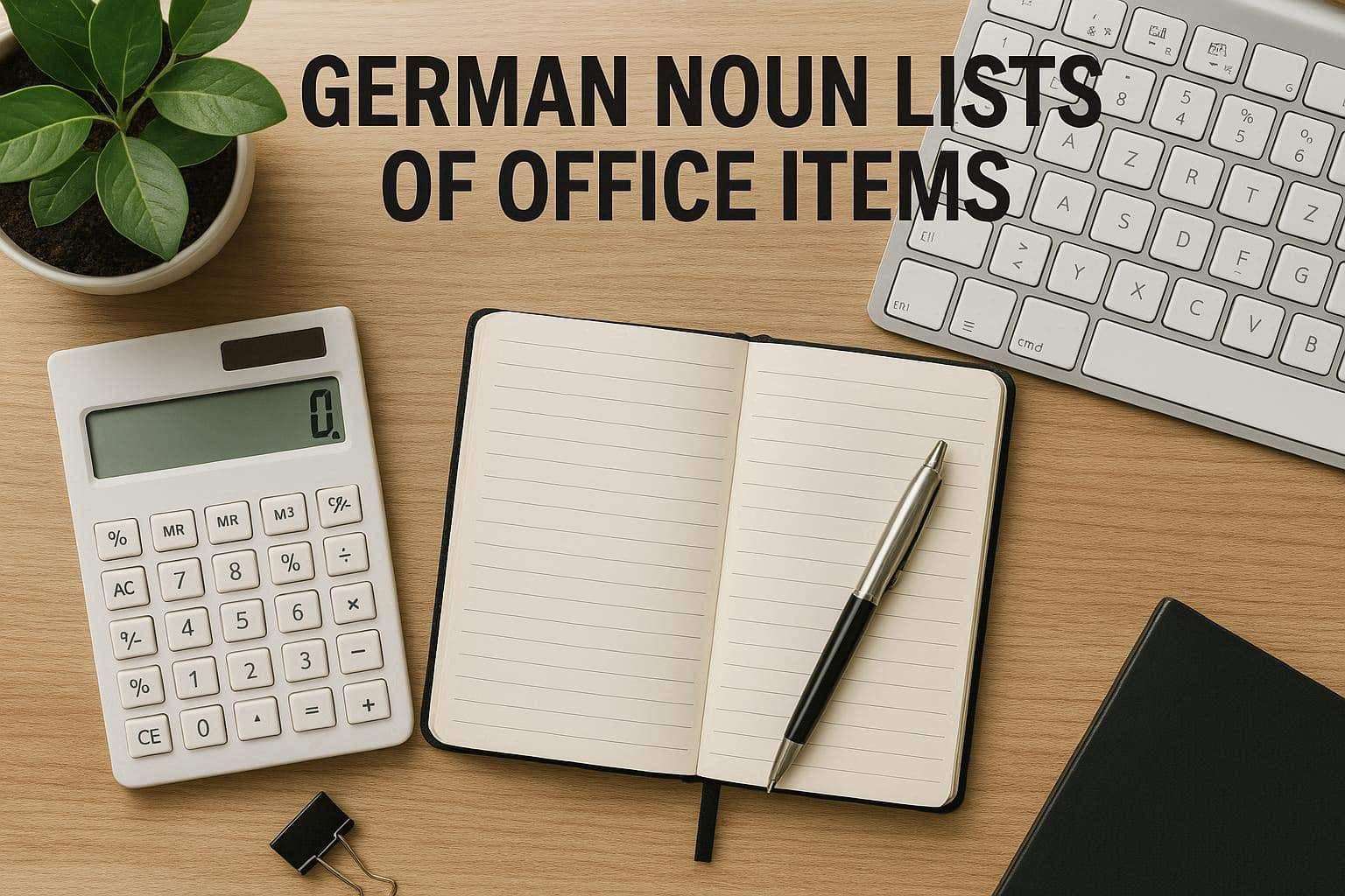 Cover Image for Beruf & Arbeit 💼 – German Nouns (Substantive) 📚