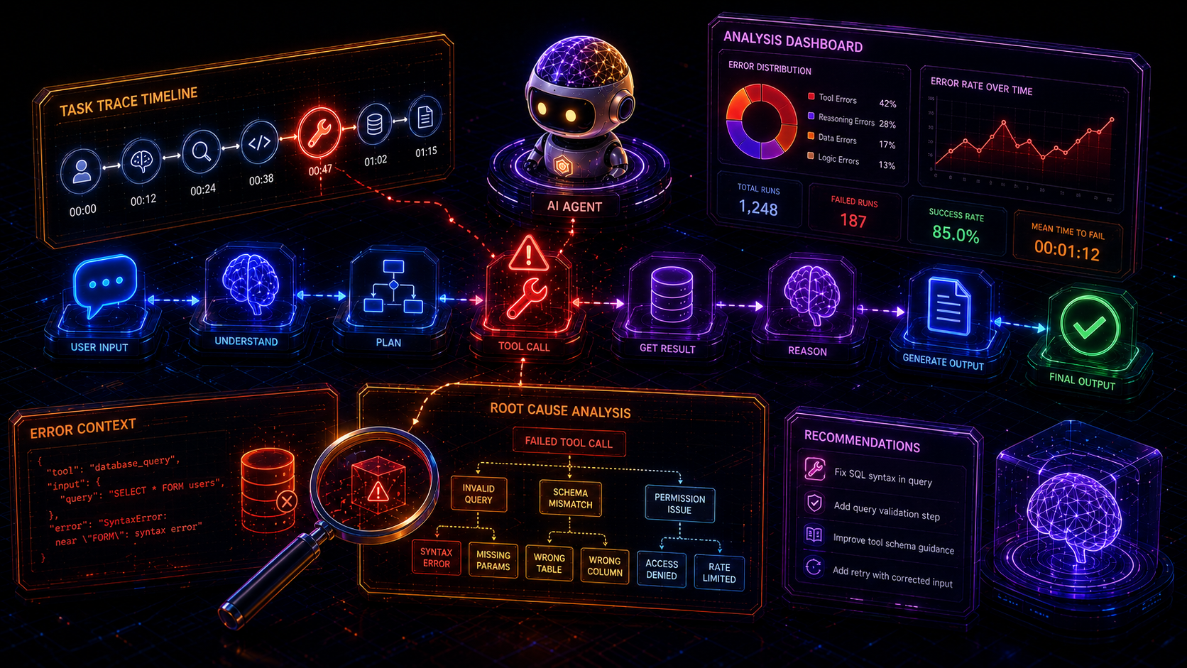 Cover Image for Error Analysis for Agentic AI