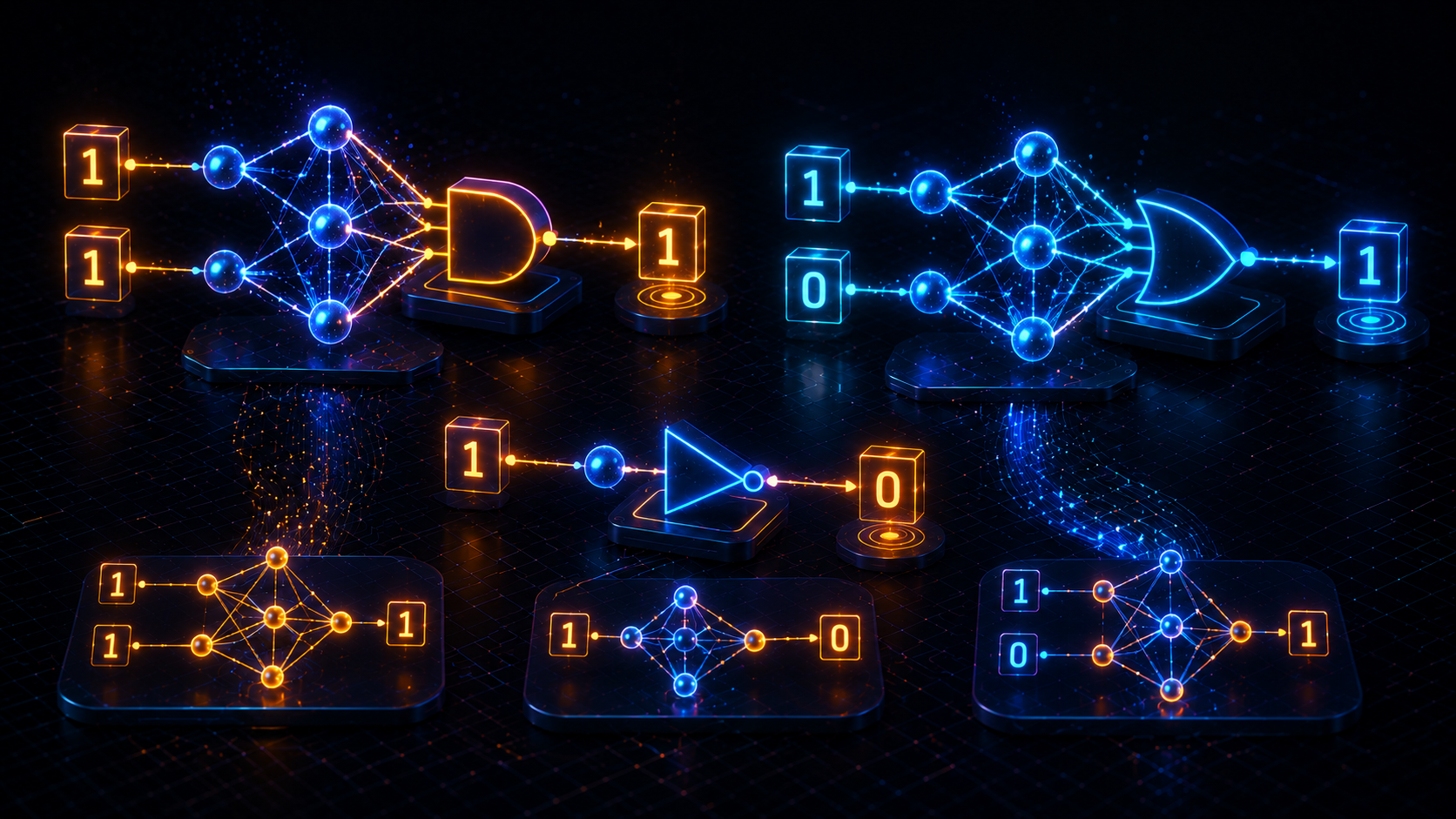 Cover Image for Examples and Intuitions I — Neural Networks as Logical Gates