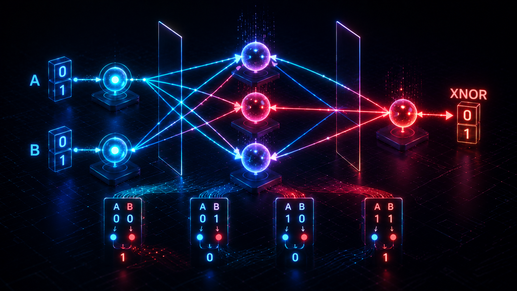 Cover Image for Examples and Intuitions II — Building XNOR with a Hidden Layer