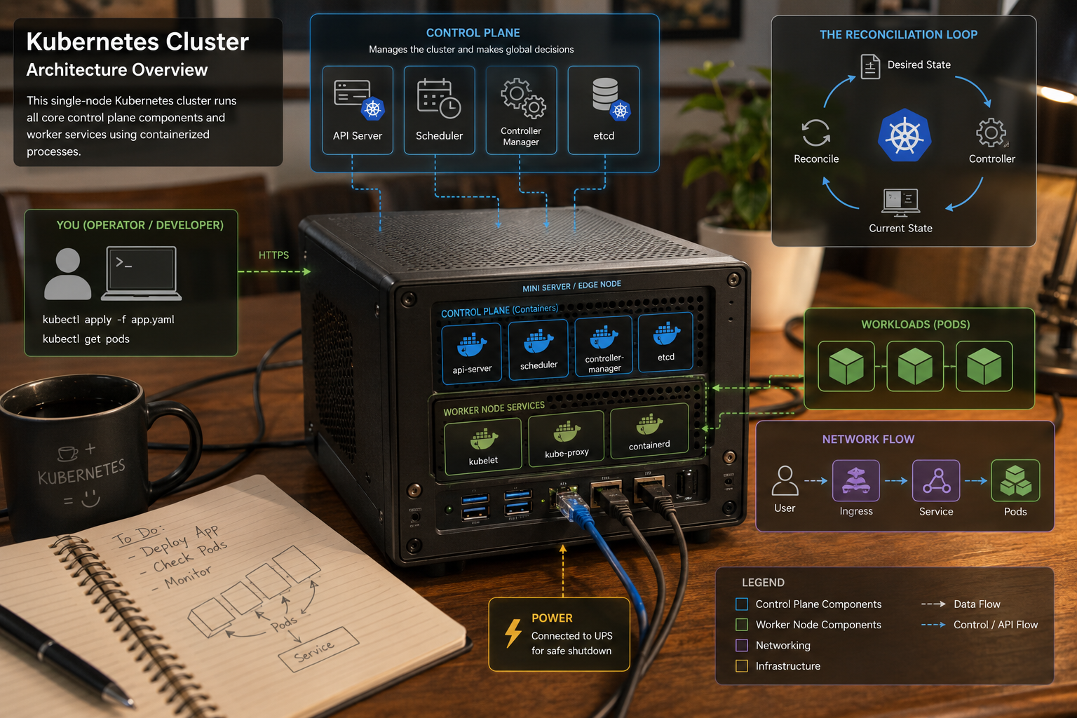 Cover Image for Kubernetes: Control Loops, Scheduling, and GPUs