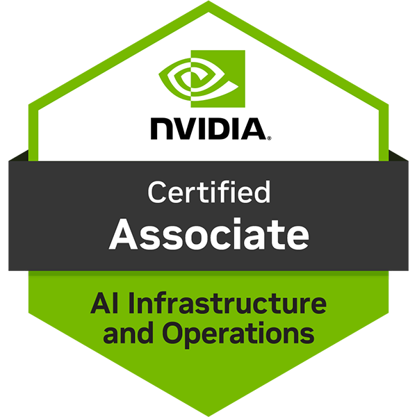 Cover Image for NVIDIA-Certified: AI Infrastructure and Operations – Associate