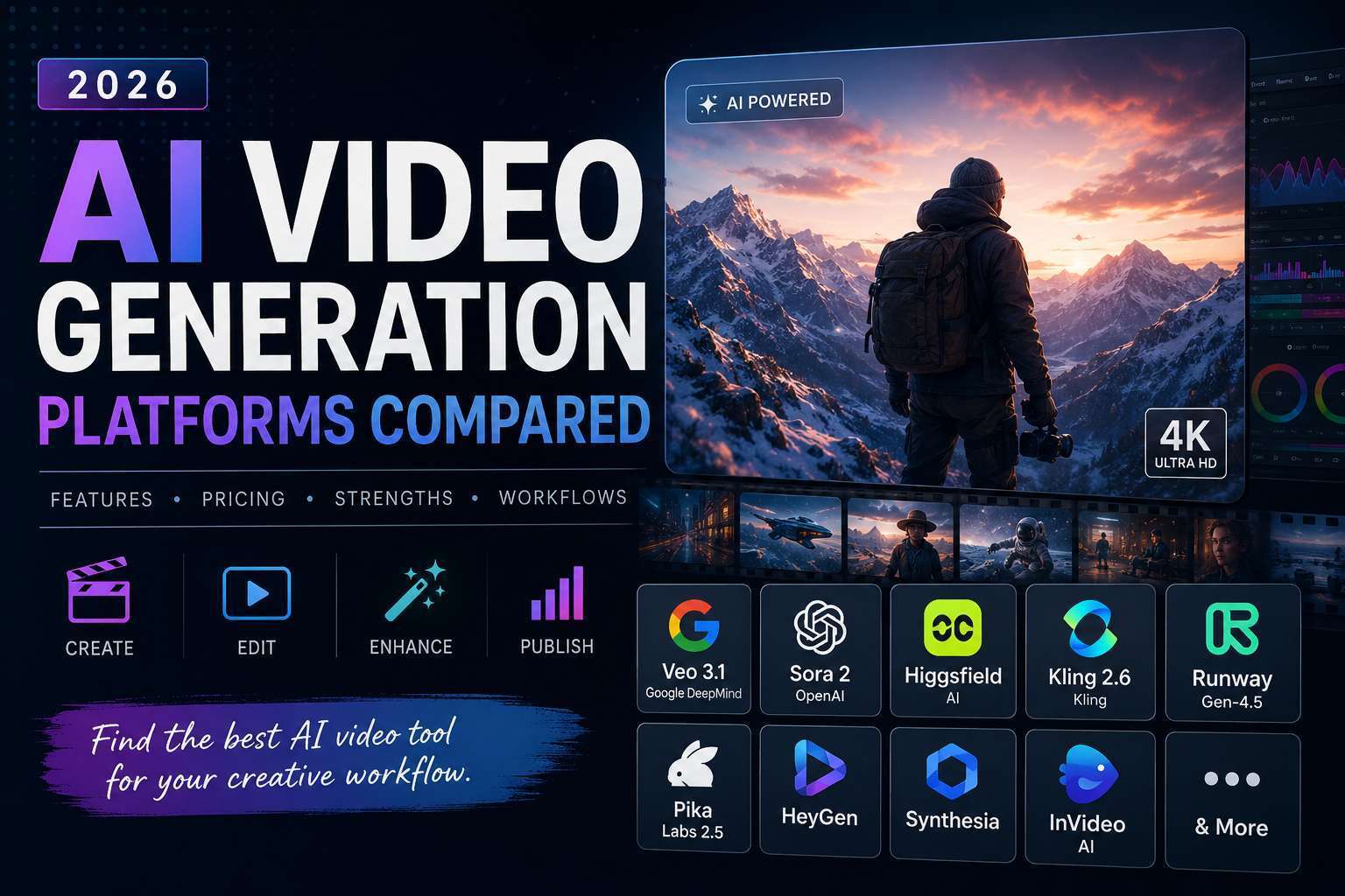 Cover Image for 🎬 AI Video Generation Platforms Compared (2026)