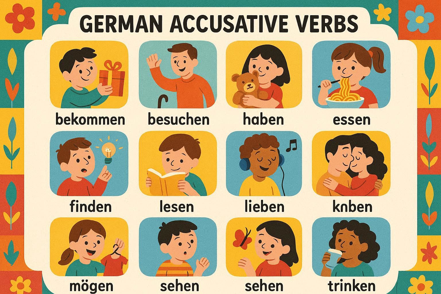 Cover Image for 2. 🎯 Akkusativ Verbs List 📖