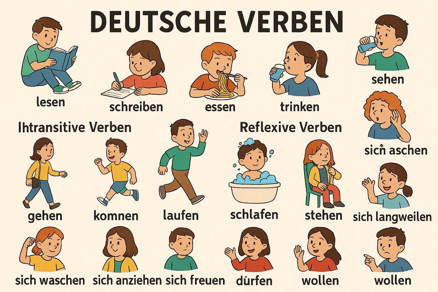 Cover Image for 📚 All German Verb Lists by Type 📖